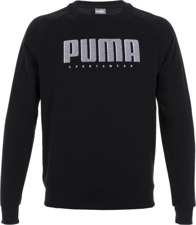 Puma Свитшот мужской Puma Athletics Crew, размер 50-52