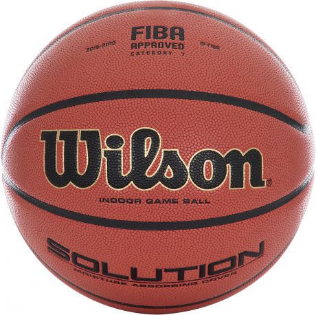 Wilson Мяч баскетбольный Wilson SOLUTION OFFICIAL GAME BALL