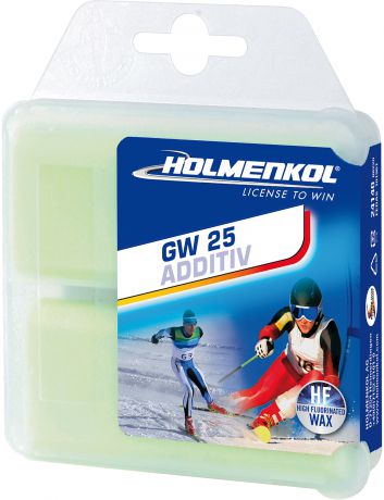Holmenkol Мазь скольжения твердая для лыж и сноубордов HOLMENKOL Additiv High Fluor GW 25