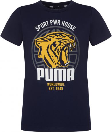 Puma Футболка для мальчиков Puma Alpha Graphic, размер 164