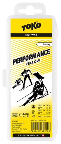 Toko Мазь скольжения TOKO Base Performance Yellow 120g, 0C/-6C