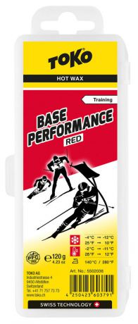 Toko Мазь скольжения TOKO Base Performance red 120g, -4C/-12C