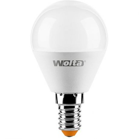 Лампа светодиодная Wolta шар 5.5Вт Е14 тёплый