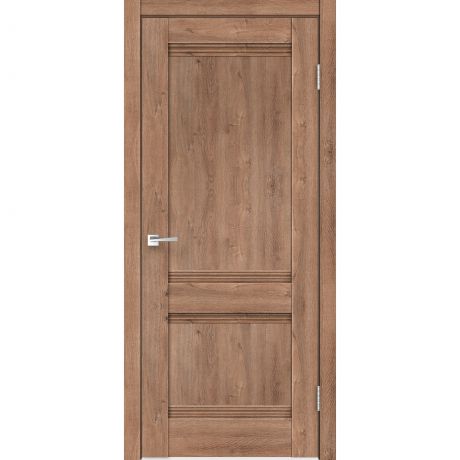 Дверь межкомнатная глухая «Тоскана», 80x200 см, цвет дуб бельмонт, с фурнитурой