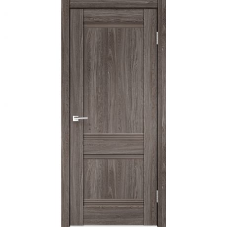 Дверь межкомнатная глухая «Тоскана», 60x200 см, цвет ясень анкор, с фурнитурой