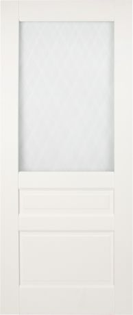 Дверь межкомнатная остеклённая «Летиция» 90x200 см, ПВХ, цвет лофт светлый, с фурнитурой