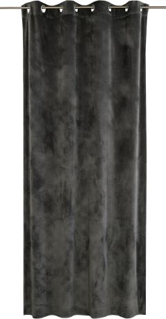 Штора на люверсах Lilou, 260х140 см, цвет тёмно-серый