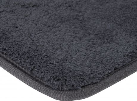 Набор ковриков для ванной комнаты Jersey 45x70/45x45 см цвет антрацит