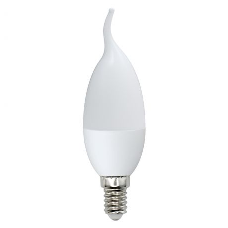 Лампа светодиодная Optima E14 220 В 6 Вт свеча на ветру матовая 450 лм холодный белый свет
