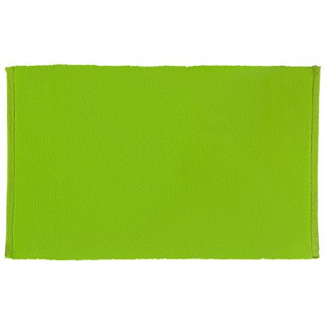 Коврик для ванной комнаты Sensea «Shortchenille» 50х80 см цвет зелёный