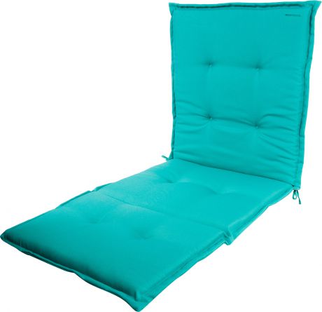 Подушка для шезлонга голубая 165х65х5 см, полиэстер