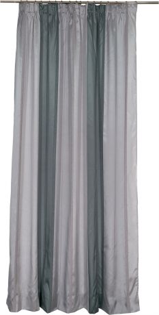 Штора на ленте «Моса» 200х280 см цвет серый