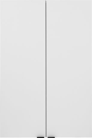 Шкаф подвесной «Авангард» 60x90 см цвет белый