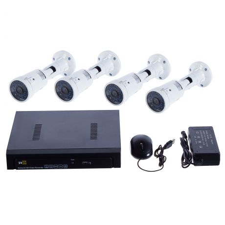 Комплект уличного видеонаблюдения SVIP-IPSet 104S (HD)