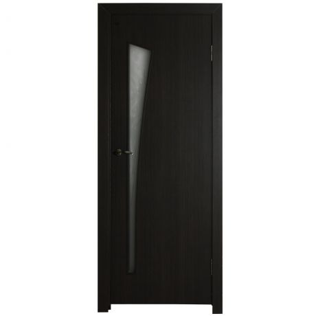 Дверь межкомнатная остеклённая ламинированное Белеза 200x70 см цвет венге