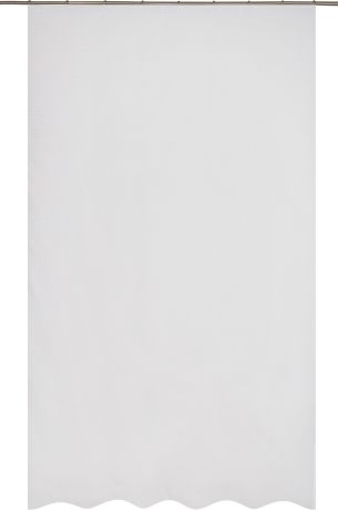 Тюль на ленте «Goulburn», 160х260 см, вуаль, цвет белый