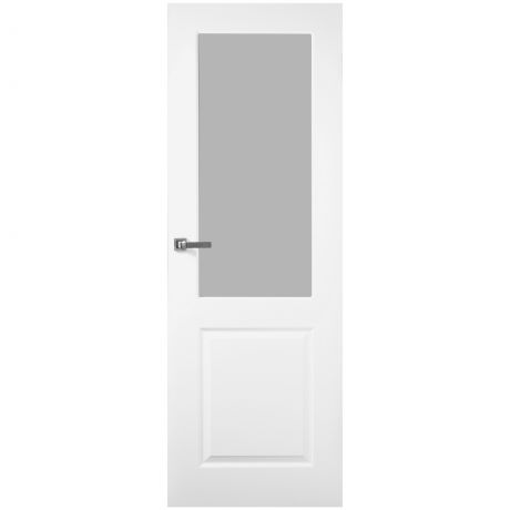 Дверь межкомнатная остеклённая Австралия 200х70 см цвет белый