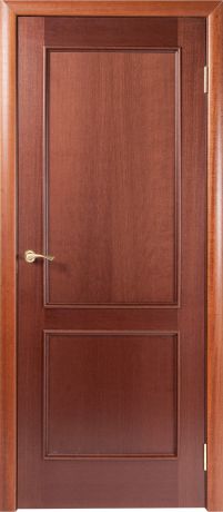 Дверь межкомнатная глухая шпонированное Этерно 200x90 см цвет итальянский орех
