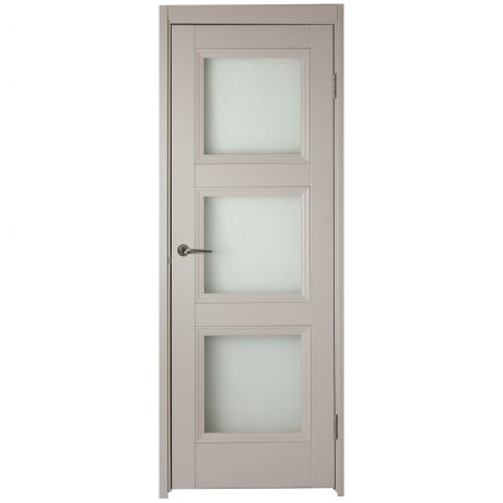 Дверь межкомнатная остеклённая Трилло 200х70 см цвет ясень