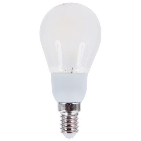 Лампа светодиодная диммируемая Osram «Шар», E14, 5 Вт, 470 Лм, свет тёплый белый, матовая колба