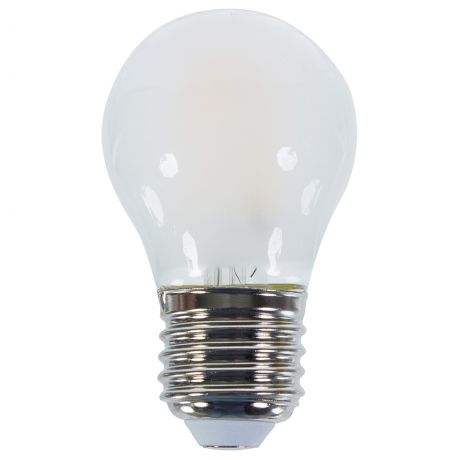 Лампа светодиодная Osram шар E27 4 Вт 470 Лм свет тёплый белый матовая