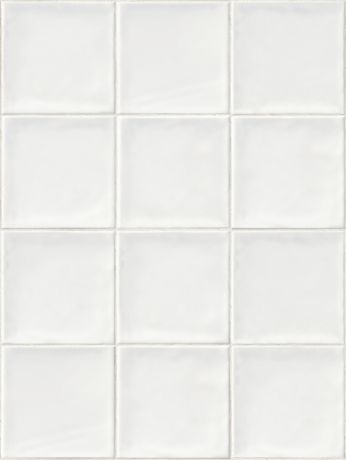 Панель ПВХ Плитка белая 2700х375x8 мм, 1.013 м²