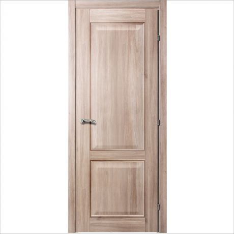 Дверь межкомнатная глухая Катрин 60x200 см, CPL, цвет акация, с фурнитурой