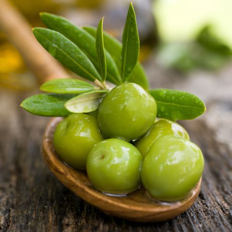 Картина на холсте «Зеленые оливки» 20х20 см