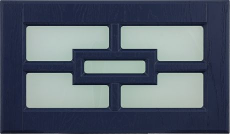 Витрина для шкафа Delinia «Антея» 60x35 см, МДФ, цвет синий