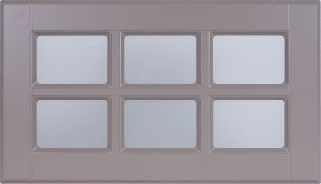 Витрина для шкафа Delinia «Леда бежевая» 60x35 см, МДФ, цвет бежевый