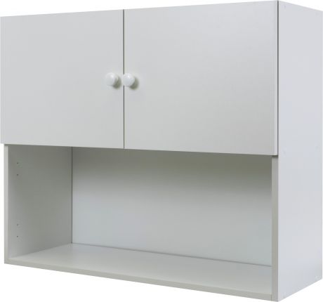 Шкаф навесной «Бьянка Сп» с фасадом 68х80 см, ЛДСП, цвет белый