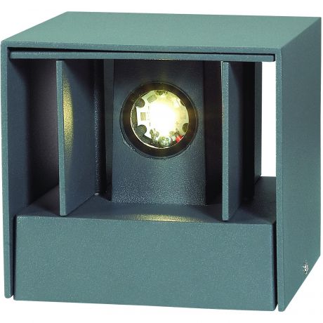 Светильник фасадный светодиодный уличный Kaimas 357402 IP54, цвет тёмно-серый
