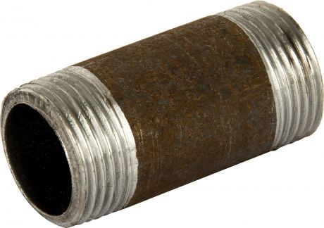 Бочонок, наружняя резьба, 1"х70 мм, сталь, цвет чёрный