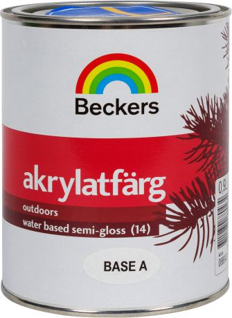 Краска для фасадов Beckers Akrylatfarg 0.9 л