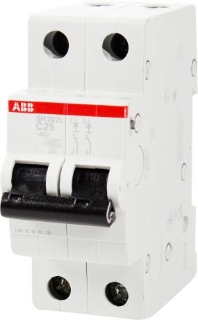 Выключатель автоматический ABB 2 полюса 25 A