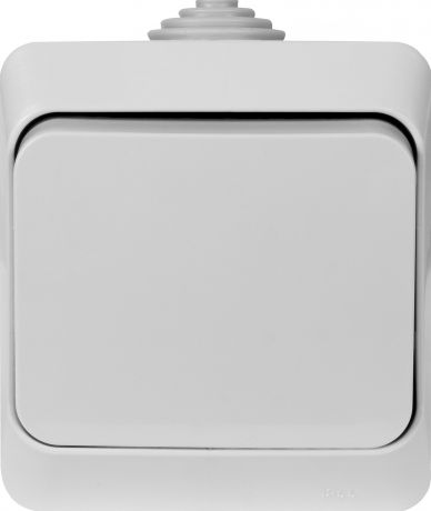 Выключатель Schneider Electric Этюд 1 клавиша цвет серый IР44