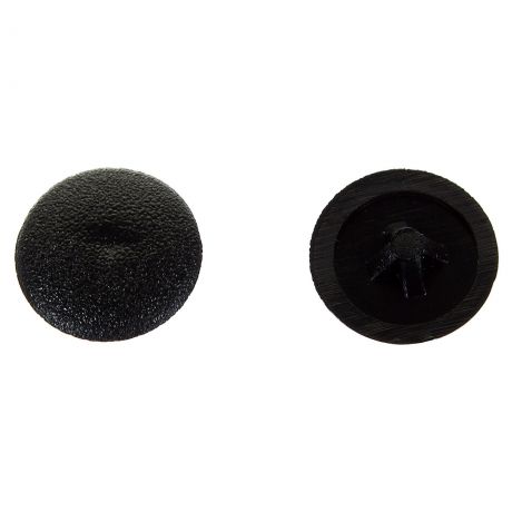 Заглушка на шуруп PZ 2 12 мм полиэтилен цвет чёрный, 50 шт.