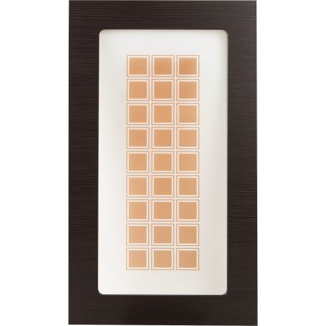 Витрина для шкафа Delinia «Шоколад» 40x70 см, МДФ, цвет коричневый