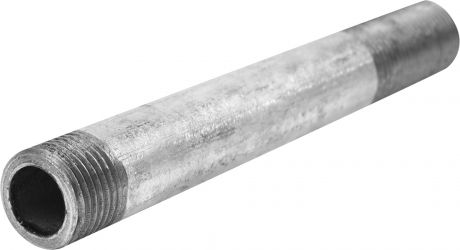 Сгон удлинённый d 15 мм L 0.15 м оцинкованный сталь