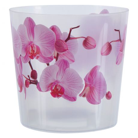 Кашпо «Деко» для орхидеи 1.2 л 125 мм, пластик