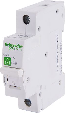 Выключатель автоматический Schneider Electric Resi9 1 полюс 50 A
