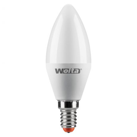 Лампа светодиодная Wolta свеча E14 8 Вт 800 Лм свет тёплый белый