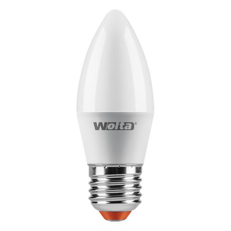 Лампа светодиодная Wolta свеча E27 7 Вт 650 Лм свет тёплый белый
