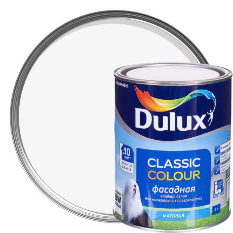 Фасадная краска Dulux Classic Colour BW 1 л