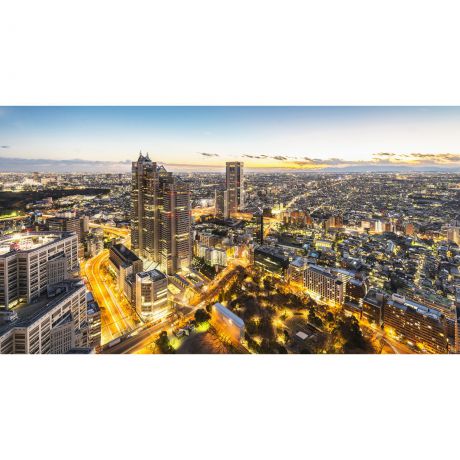 Фотообои флизелиновые «Город панорама» 370х200 см