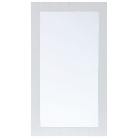Витрина для шкафа Delinia «Фенс белый» 40x70 см, МДФ, цвет белый