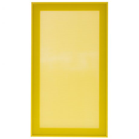Витрина для шкафа Delinia «Сан» 40x70 см, алюминий/стекло, цвет жёлтый