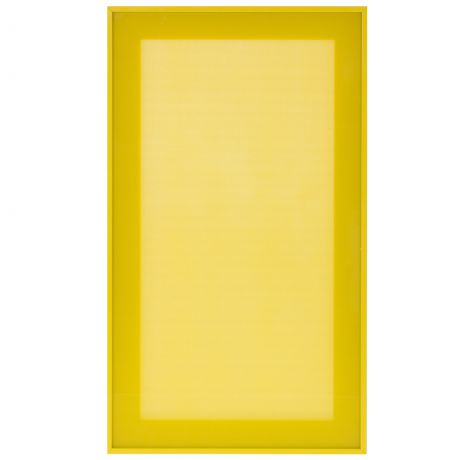 Витрина для шкафа Delinia «Сан» 60x35 см, алюминий/стекло, цвет жёлтый