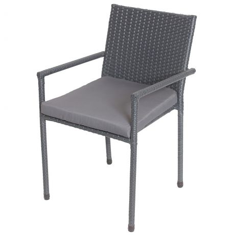 Кресло «Марэ», цвет чёрно-серый