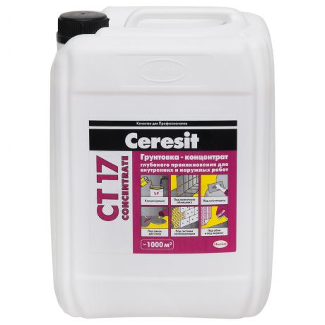 Грунт концентрат Ceresit CT17, 10 л